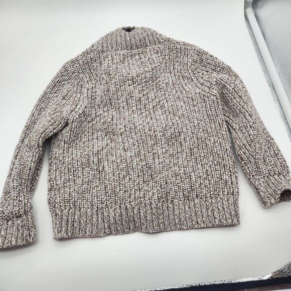 OshKosh Bgosh Toggle Button Knit Shawl Collar Cardigan Sweater Oatmeal Beige 24M - Picture 7 of 7